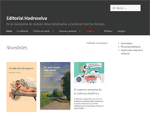 Tablet Screenshot of editorialmadreselva.com.ar